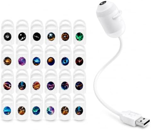 3-Lens Galaxy Star Projector Night Light | USB