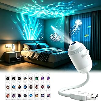 3-Lens Galaxy Star Projector Night Light | USB