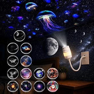 3-Lens Galaxy Star Projector Night Light | USB